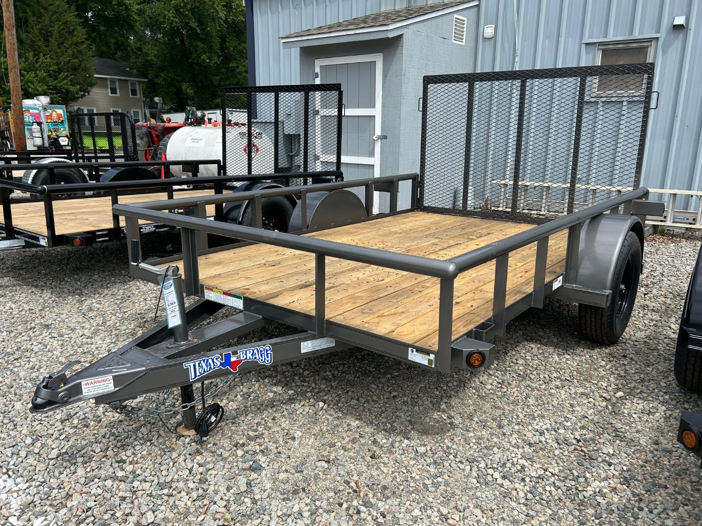New 2024 TEXAS BRAGG TRAILERS 6x10P w/ Gate Utility Trailer