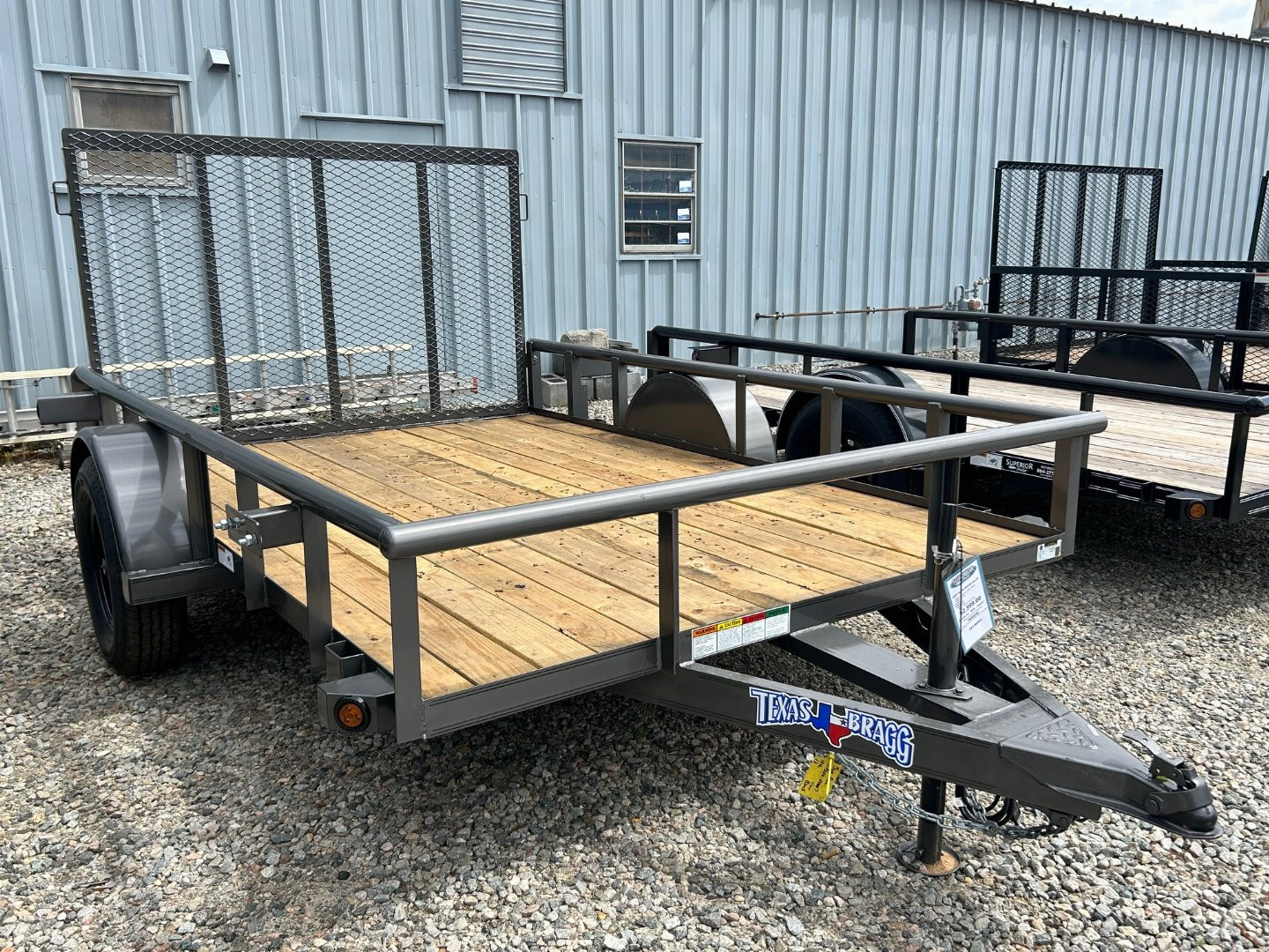 New 2024 TEXAS BRAGG TRAILERS 6x10P w/ Gate Utility Trailer
