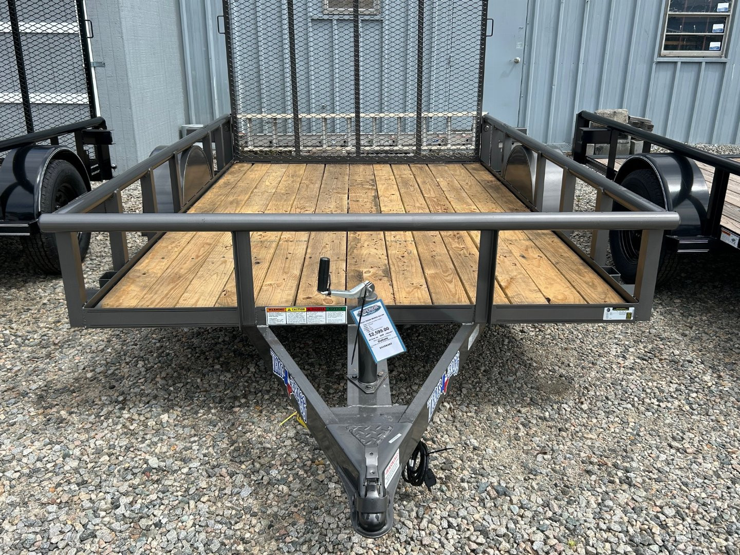 New 2024 TEXAS BRAGG TRAILERS 6x10P w/ Gate Utility Trailer