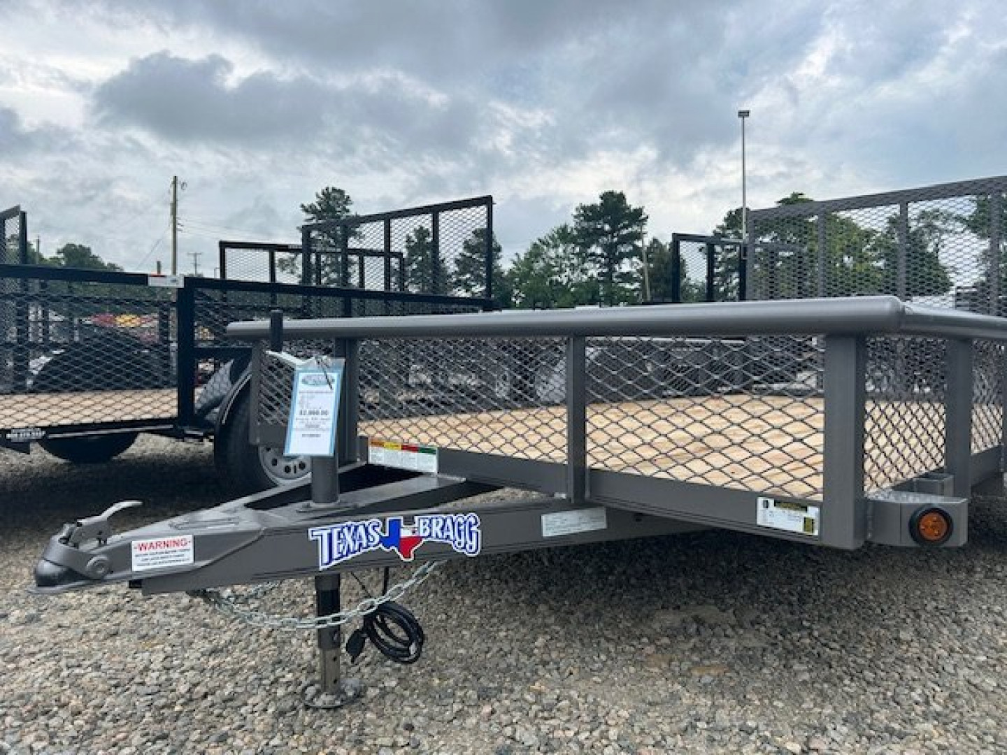 New 2024 TEXAS BRAGG TRAILERS 6x12P w/ Expanded Sides and Gate Utility Trailer