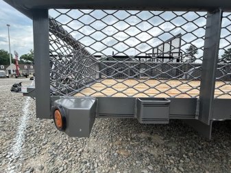 New 2024 TEXAS BRAGG TRAILERS 6x12P w/ Expanded Sides and Gate Utility Trailer