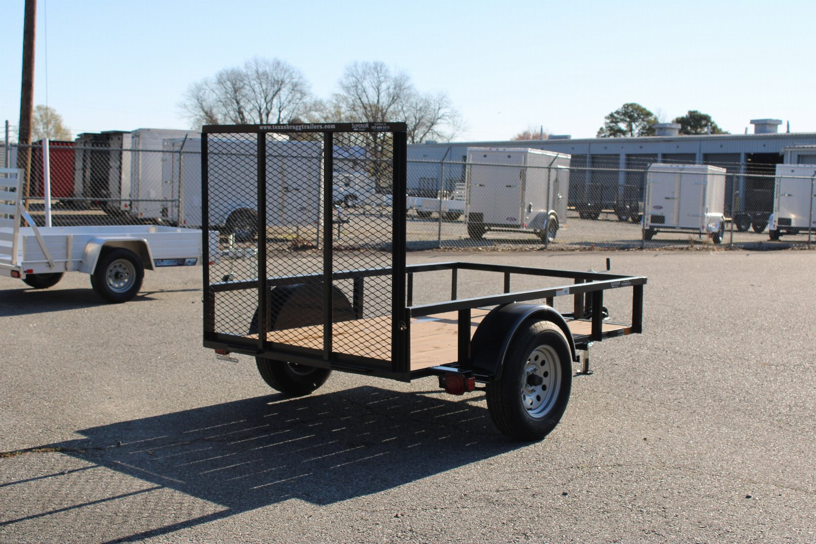 New 2024 TEXAS BRAGG TRAILERS 5x8LD w/ Gate Utility Trailer