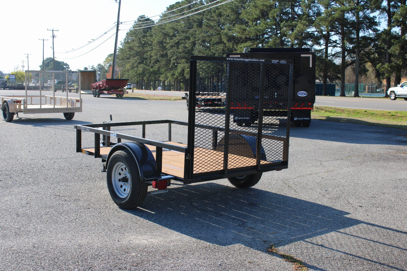 New 2024 TEXAS BRAGG TRAILERS 5x8LD w/ Gate Utility Trailer