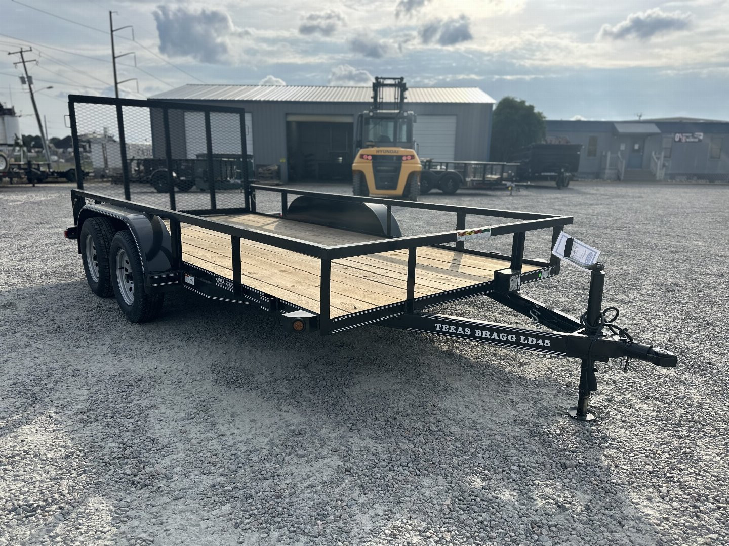 New 2024 TEXAS BRAGG TRAILERS 14LD w/ Gate Utility Trailer