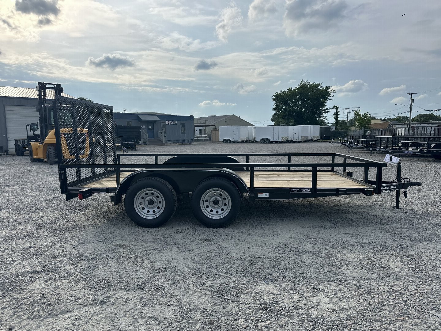 New 2024 TEXAS BRAGG TRAILERS 14LD w/ Gate Utility Trailer