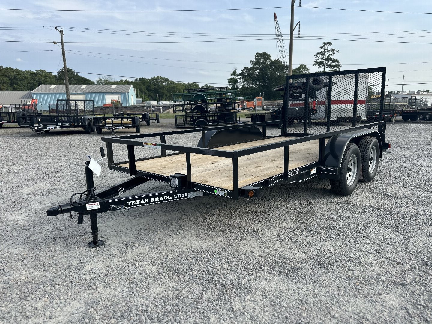 New 2024 TEXAS BRAGG TRAILERS 14LD w/ Gate Utility Trailer
