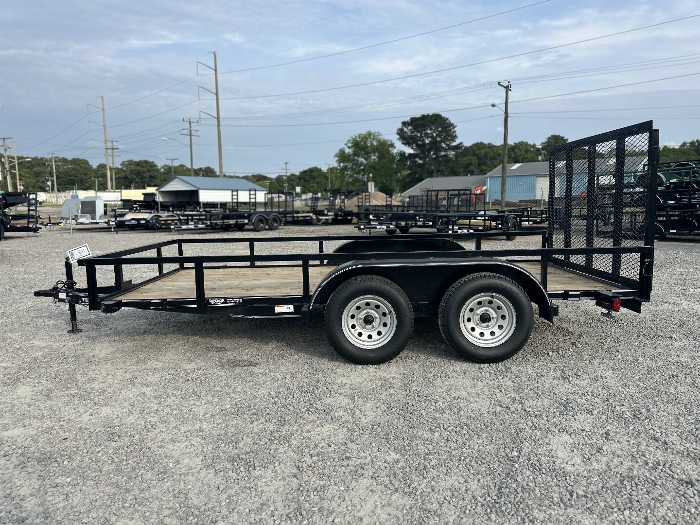 New 2024 TEXAS BRAGG TRAILERS 14LD w/ Gate Utility Trailer