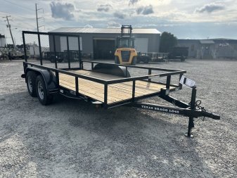 New 2024 TEXAS BRAGG TRAILERS 14LD w/ Gate Utility Trailer