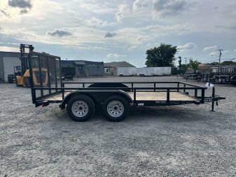 New 2024 TEXAS BRAGG TRAILERS 14LD w/ Gate Utility Trailer