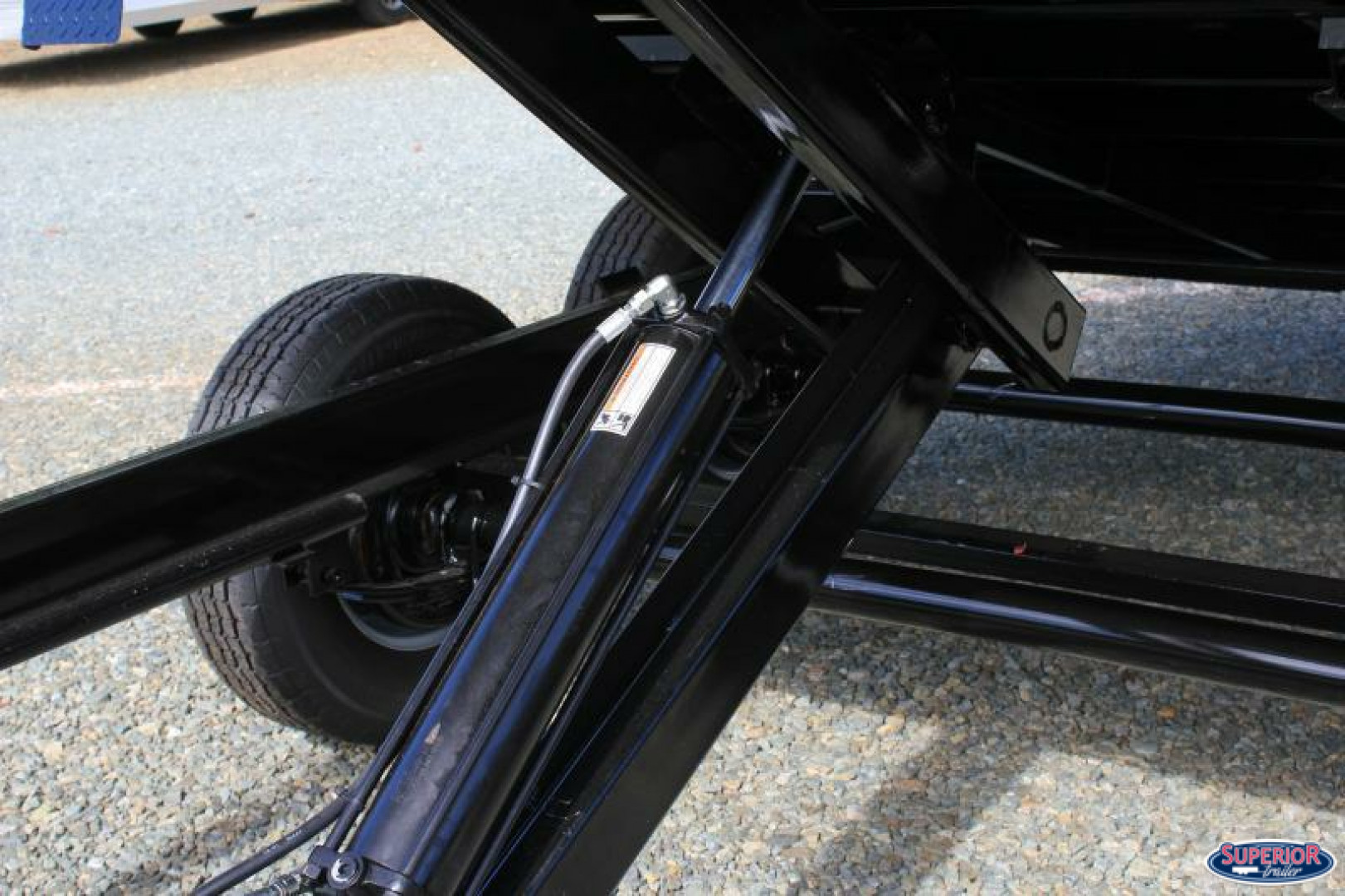 New 2024 HAWKE TRAILERS 6X12 10K Dump Trailer w/ Spreader Gate, Ramps, Tarp, Battery Charger