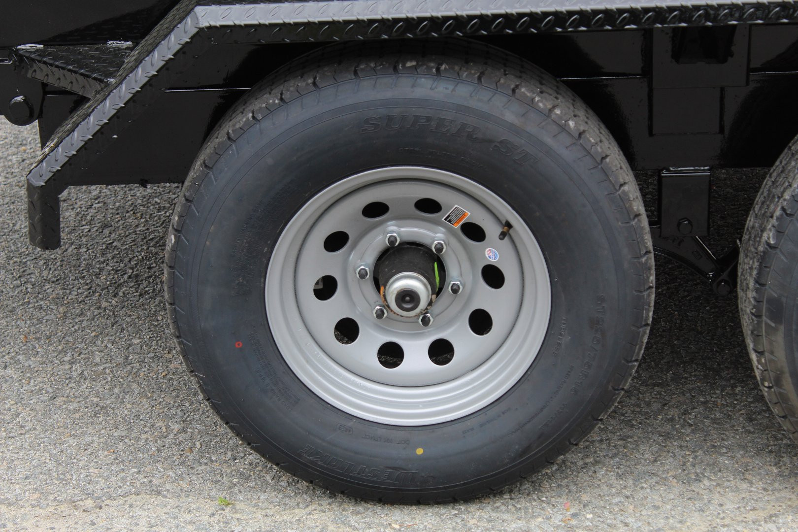 New 2024 HAWKE TRAILERS 6X12 10K w/ Spreader Gate Ramps and Tarp Dump Trailer