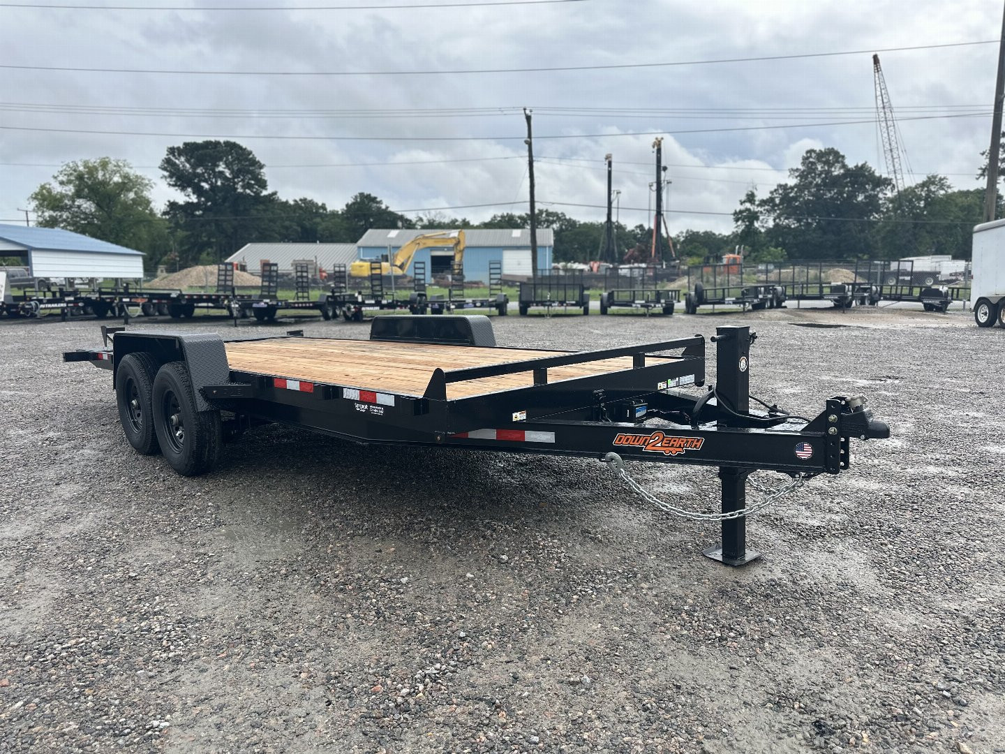New 2024 DOWN 2 EARTH TRAILERS 20ft Gravity Tilt 14k Tilt Trailer