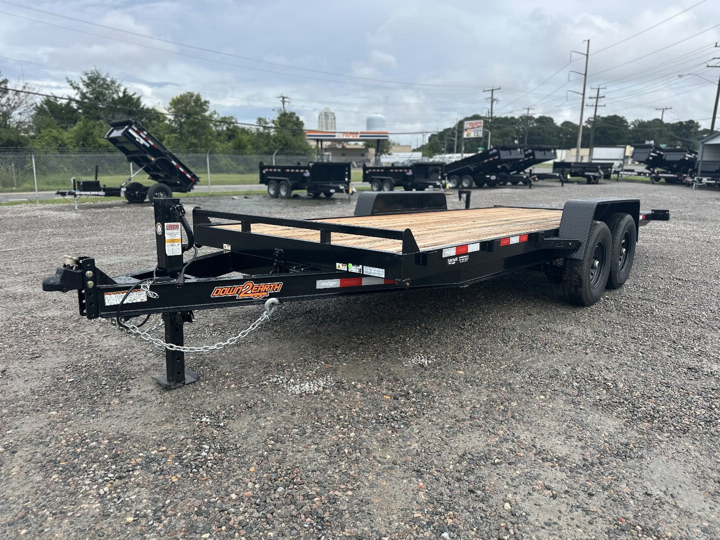 New 2024 DOWN 2 EARTH TRAILERS 20ft Gravity Tilt 14k Tilt Trailer