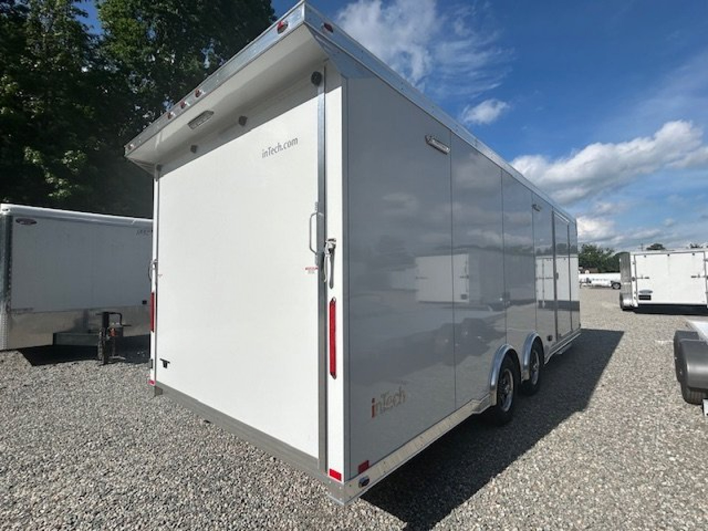 New 2024 INTECH TRAILERS 8.5x24 10K Car / Racing Trailer