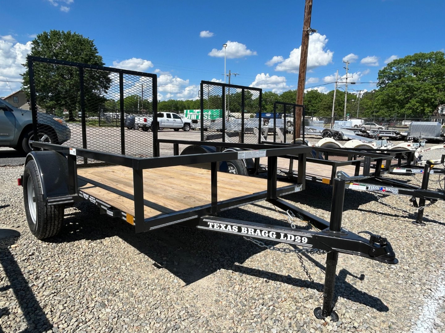 New 2025 TEXAS BRAGG TRAILERS 5x8LD w/ Gate Utility Trailer