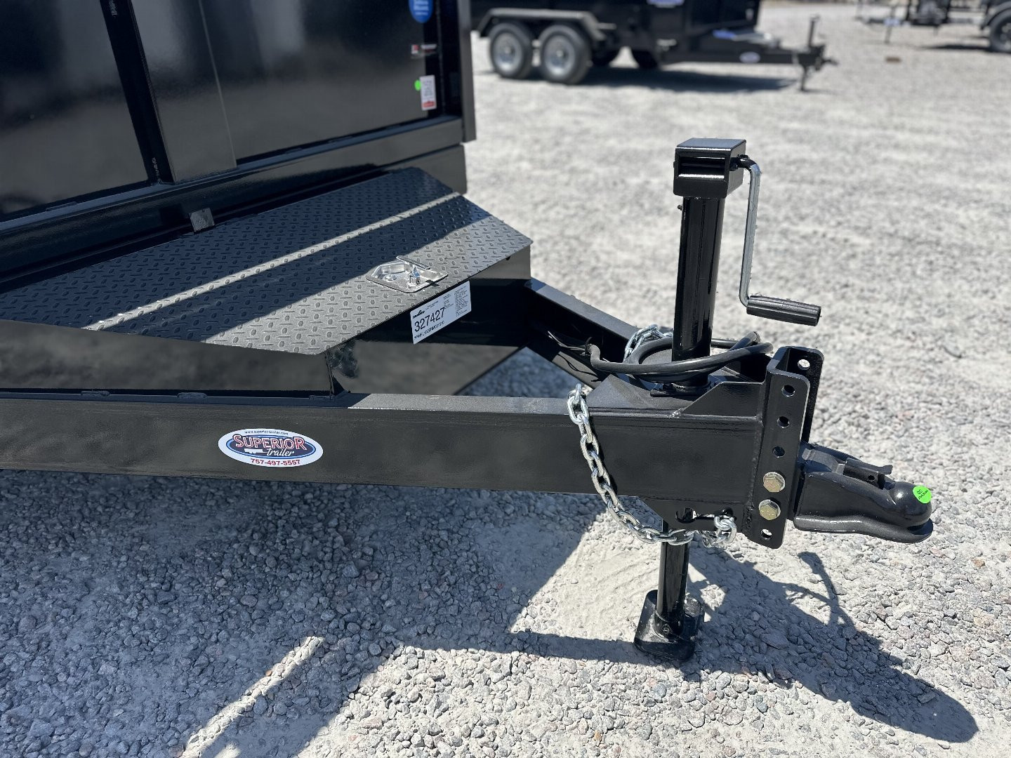 New 2024 HAWKE TRAILERS 6X10 10K Dump w/ Spreader Gate and Ramps Dump Trailer