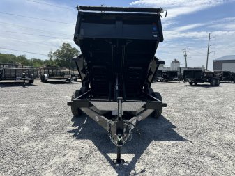 New 2024 HAWKE TRAILERS 6X10 10K Dump w/ Spreader Gate and Ramps Dump Trailer