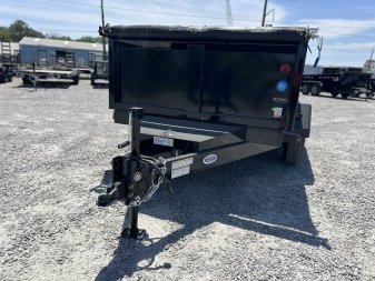 New 2024 HAWKE TRAILERS 6X10 10K Dump w/ Spreader Gate and Ramps Dump Trailer
