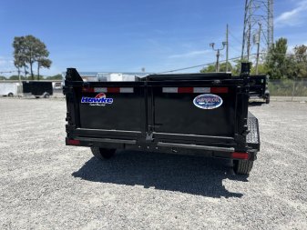 New 2024 HAWKE TRAILERS 6X10 10K Dump w/ Spreader Gate and Ramps Dump Trailer