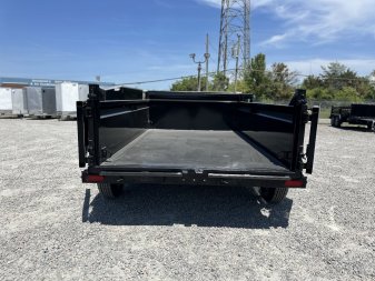 New 2024 HAWKE TRAILERS 6X10 10K Dump w/ Spreader Gate and Ramps Dump Trailer