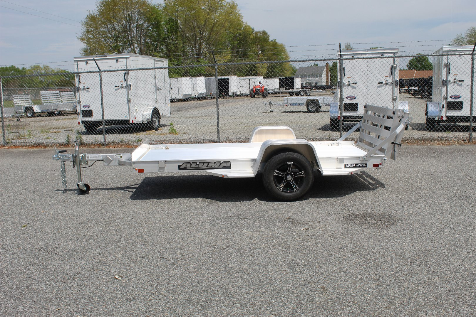 New 2025 Aluma EX5410S-BT Utility Trailer