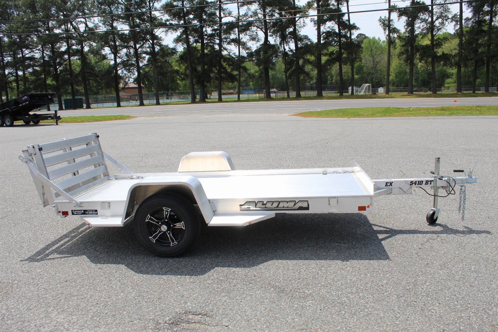 New 2025 Aluma EX5410S-BT Utility Trailer