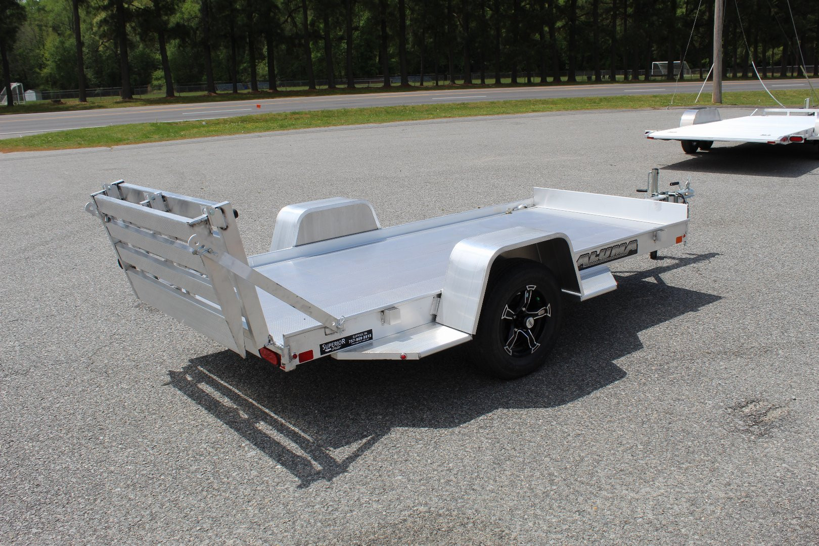 New 2025 Aluma EX5410S-BT Utility Trailer