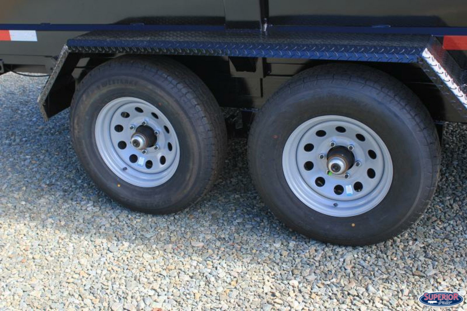 New 2024 HAWKE TRAILERS 6X12 10K Dump w/ Spreader Gate Ramps and Tarp