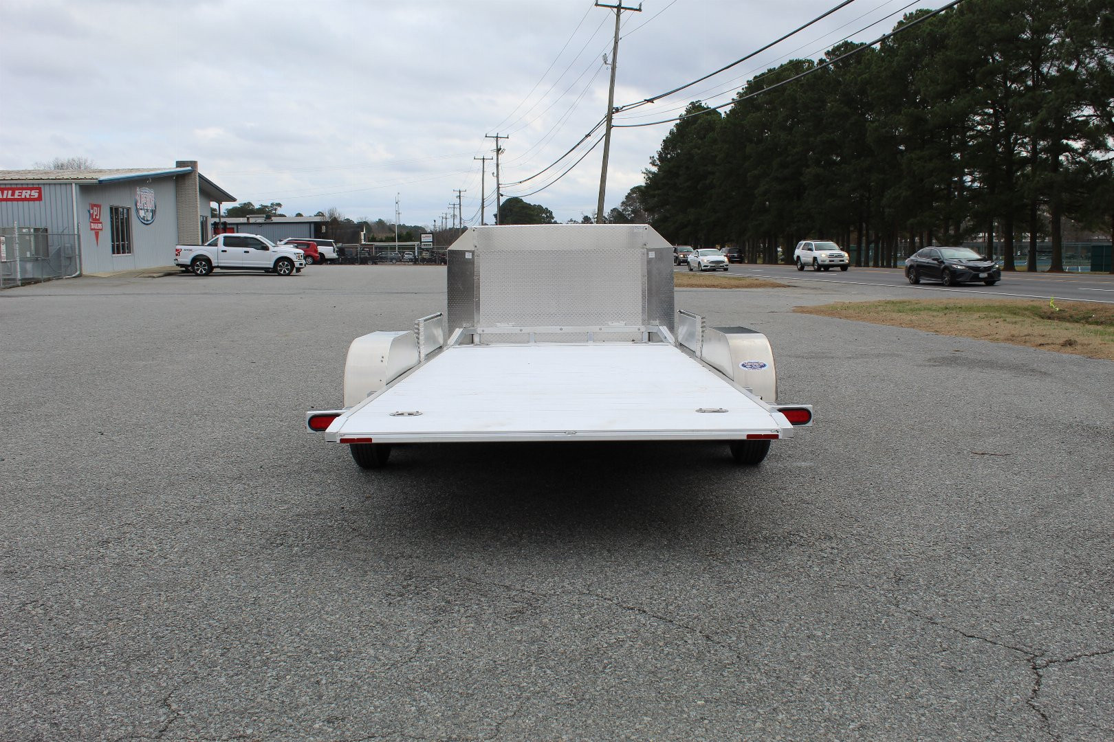 New 2025 ALUMA 8218 Low Clearance Tilt Car Trailer Car / Racing Trailer