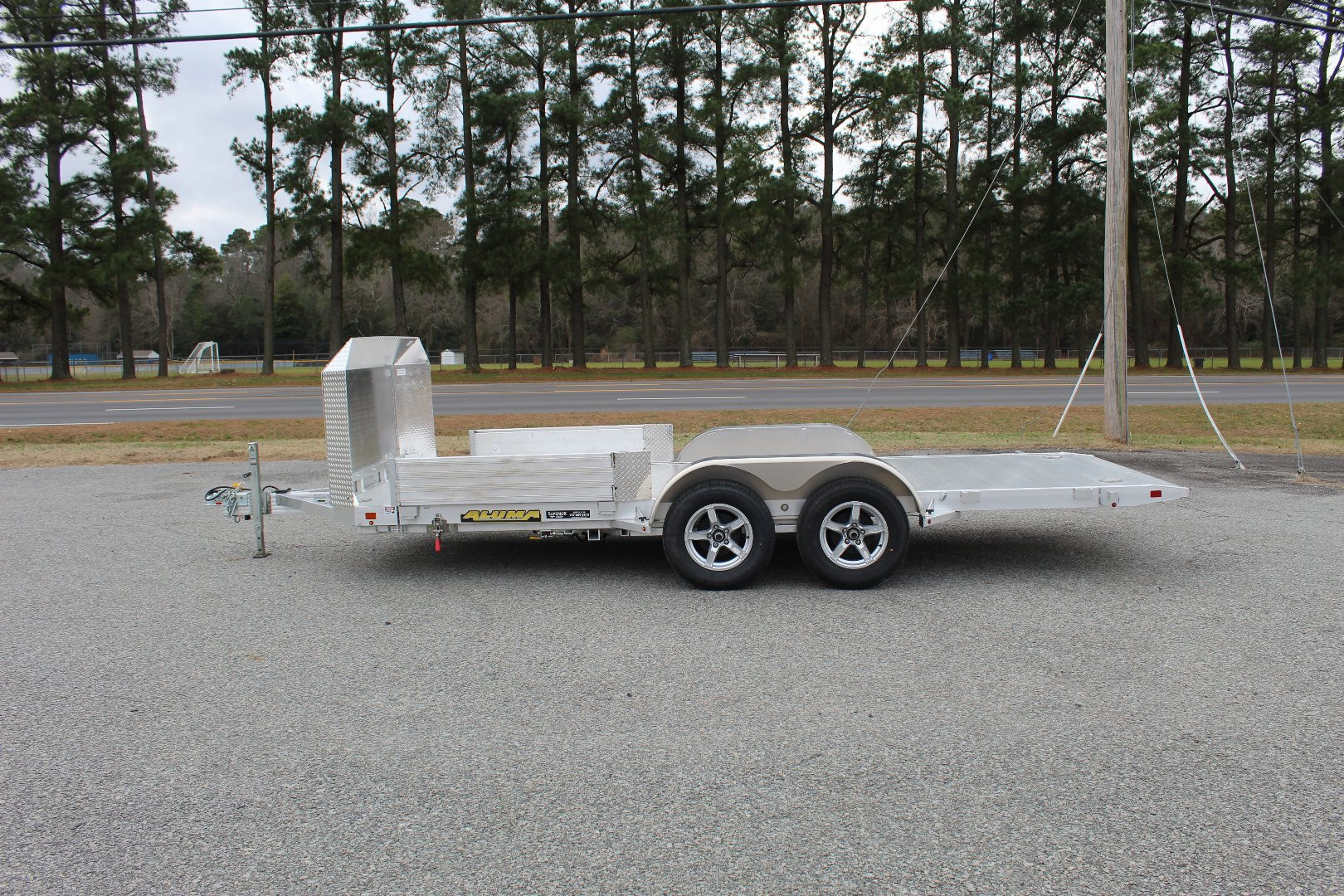 New 2025 ALUMA 8218 Low Clearance Tilt Car Trailer Car / Racing Trailer