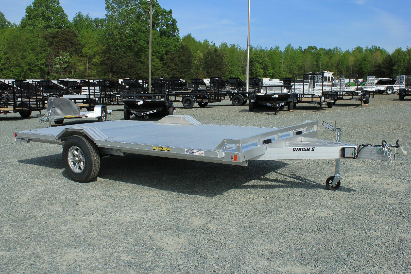 New 2024 Aluma WB15H ATV Trailer