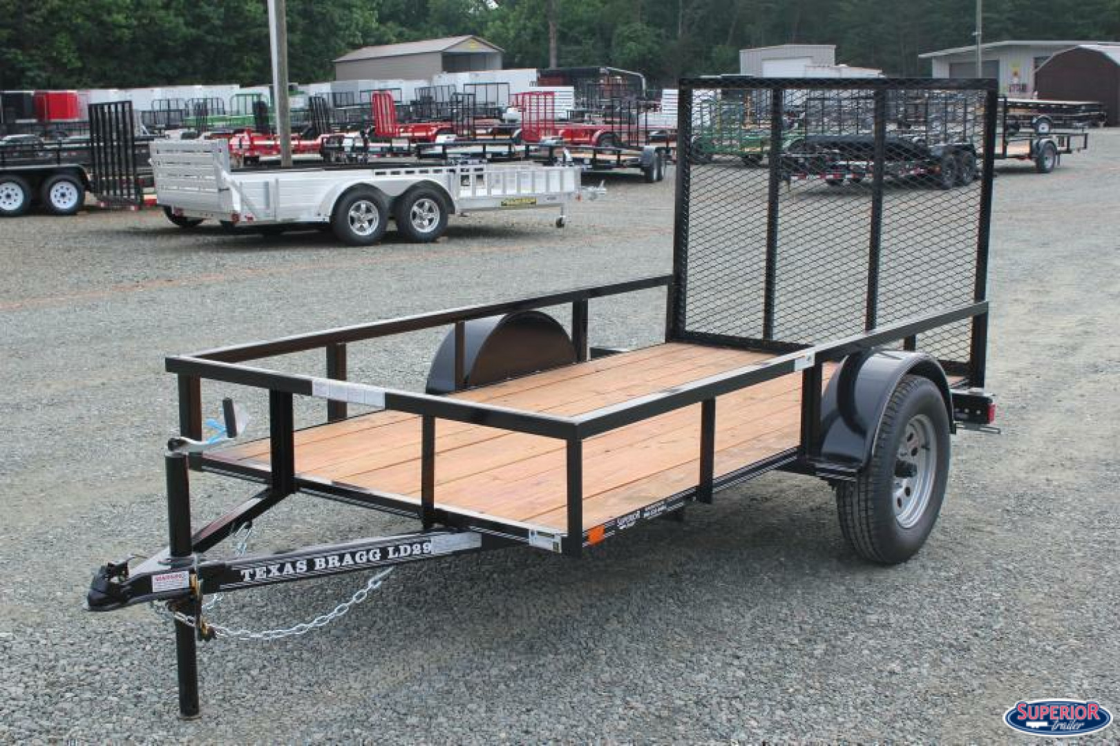 New 2024 TEXAS BRAGG TRAILERS 6x10LD w/ Gate Utility Trailer
