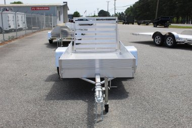 New 2025 ALUMA 548 w/ 12" Solid Sides and Tailgate Utility Trailer