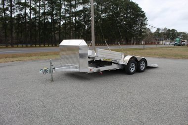 New 2024 ALUMA 8218 Low Clearance Tilt Car Trailer w/ JT Package
