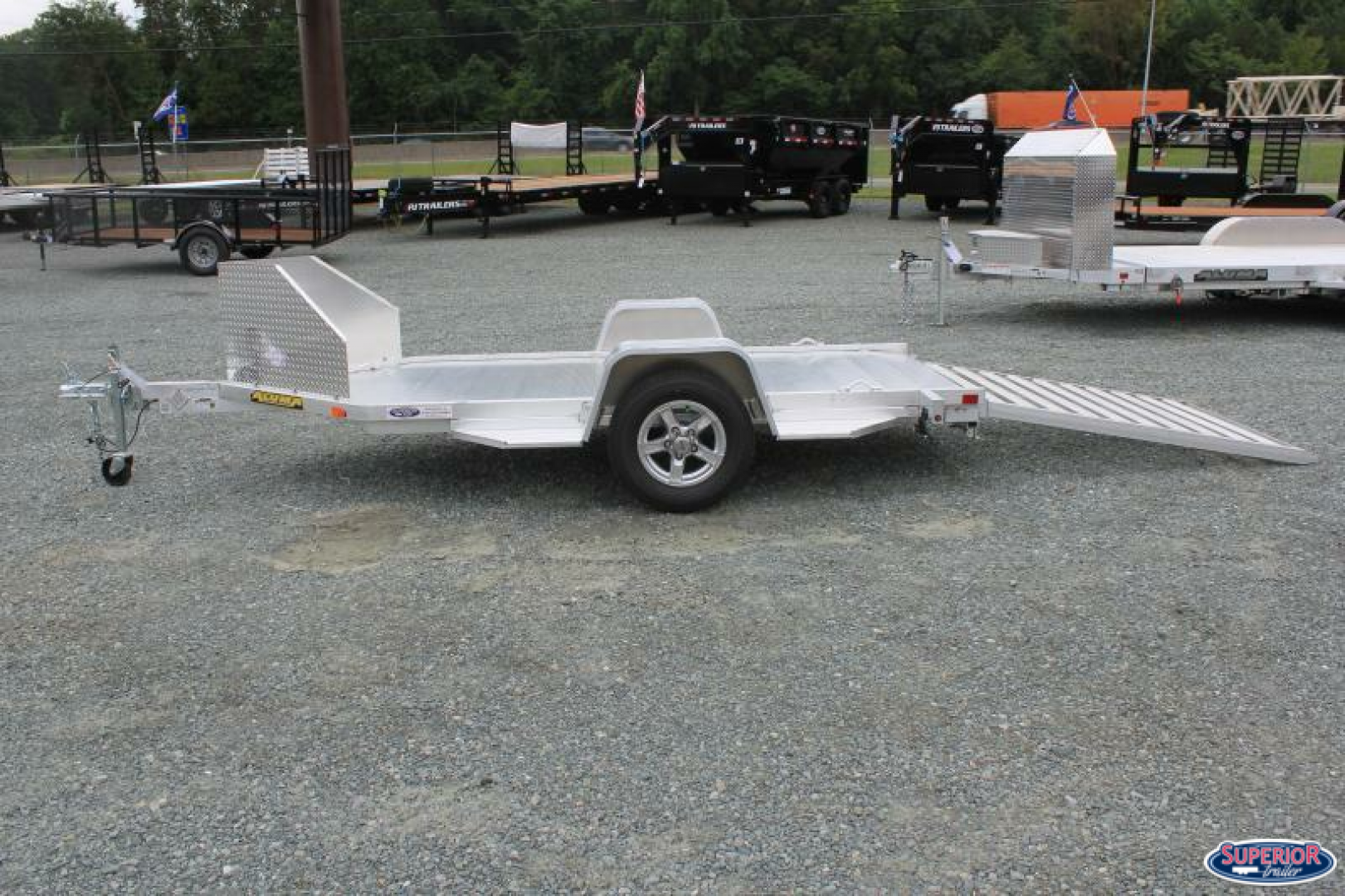 New 2024 ALUMA MC10 Motorcycle Trailer