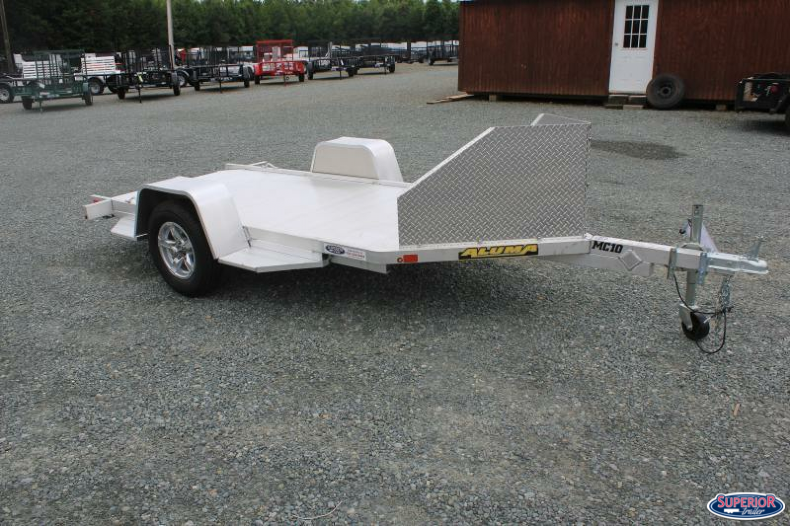 New 2024 ALUMA MC10 Motorcycle Trailer