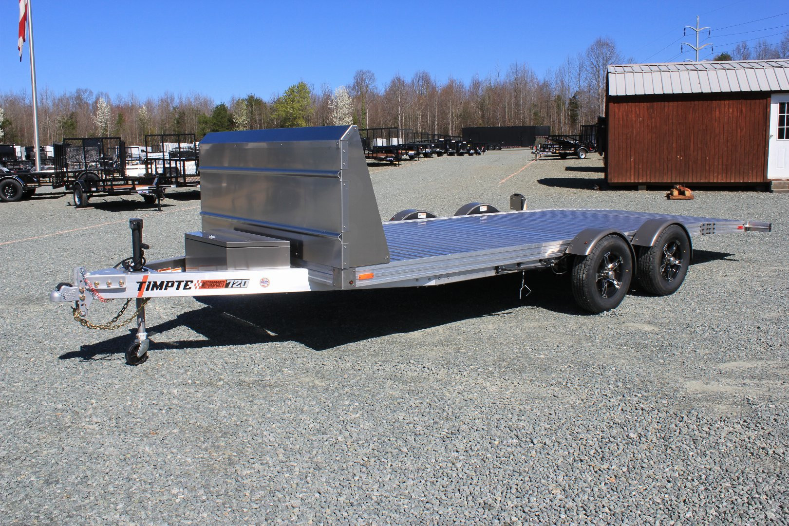 New 2024 TIMPTE 720 Timpte Car Trailer w/ EZ Load Drop Deck Car / Racing Trailer