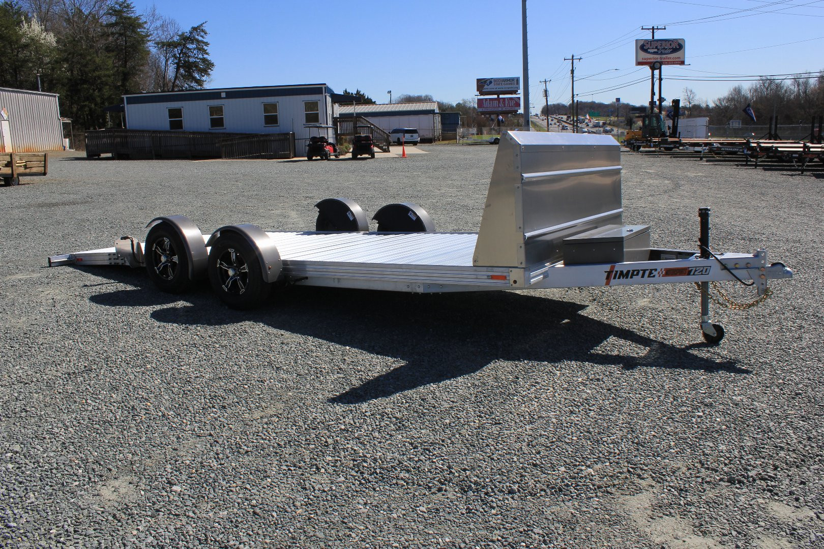 New 2024 TIMPTE 720 Timpte Car Trailer w/ EZ Load Drop Deck Car / Racing Trailer
