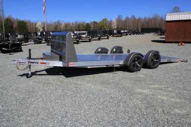 New 2024 TIMPTE 720 Timpte Car Trailer w/ EZ Load Drop Deck Car / Racing Trailer
