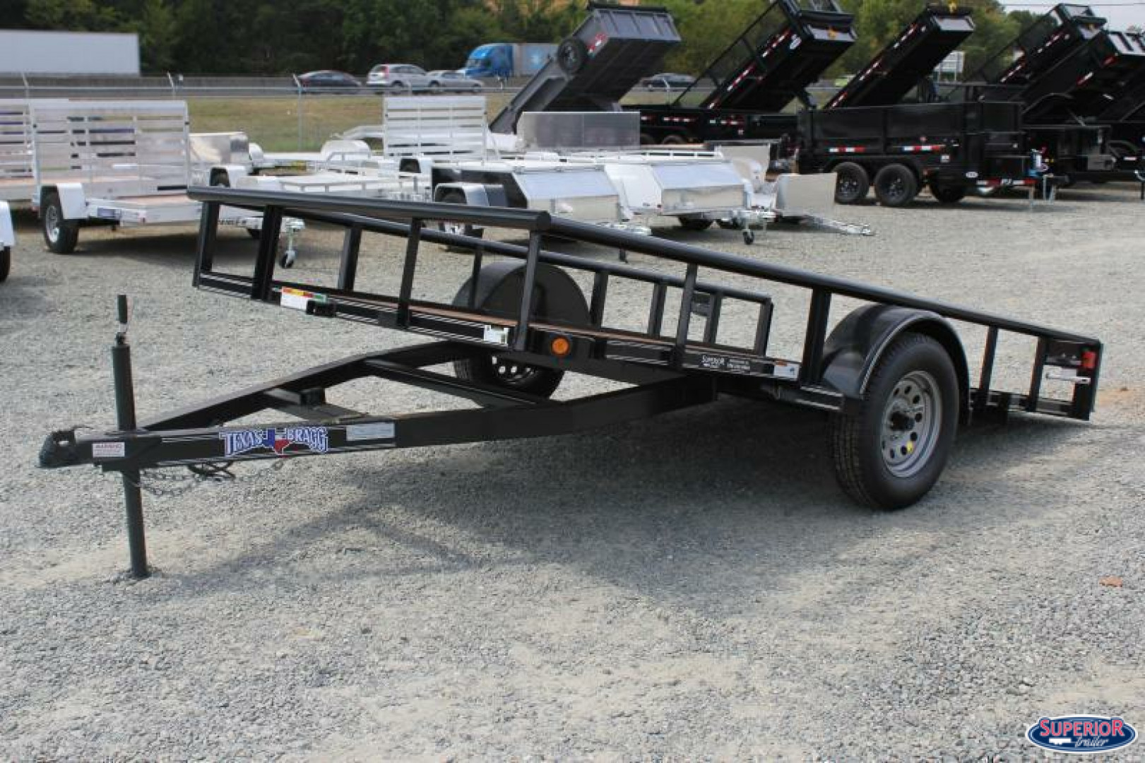New 2024 TEXAS BRAGG TRAILERS 6X12P Tilt Utility Trailer