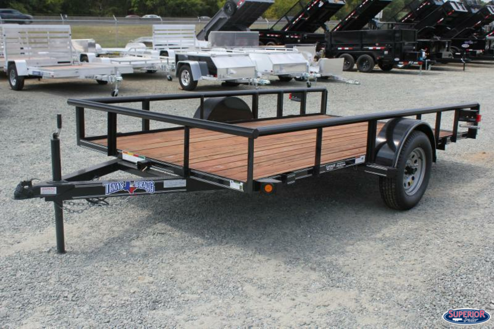 New 2024 TEXAS BRAGG TRAILERS 6X12P Tilt Utility Trailer