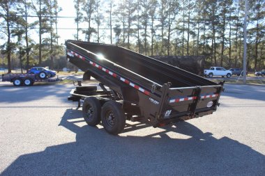 New 2024 PJ TRAILERS 7X14 DL 14K Dump Trailer SALE PRICE INCLUDES $500 INSTANT REBATE