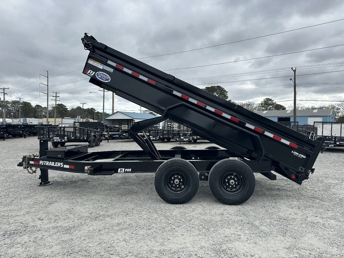 New 2024 PJ TRAILERS 7X14 DL 14K Dump Trailer