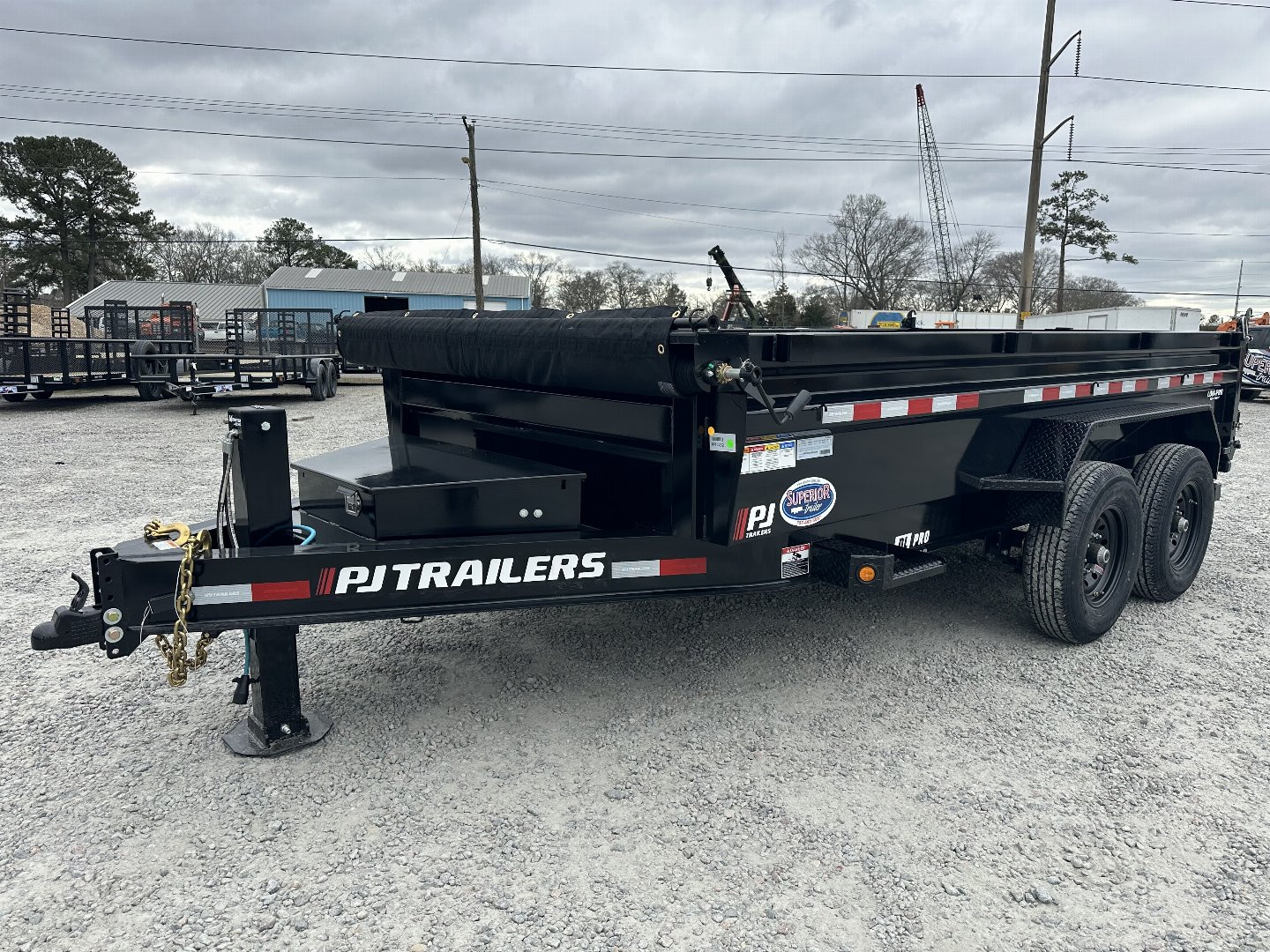New 2024 PJ TRAILERS 7X14 DL 14K Dump Trailer