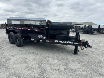 New 2024 PJ TRAILERS 7X14 DL 14K Dump Trailer
