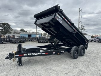 New 2024 PJ TRAILERS 7X14 DL 14K Dump Trailer