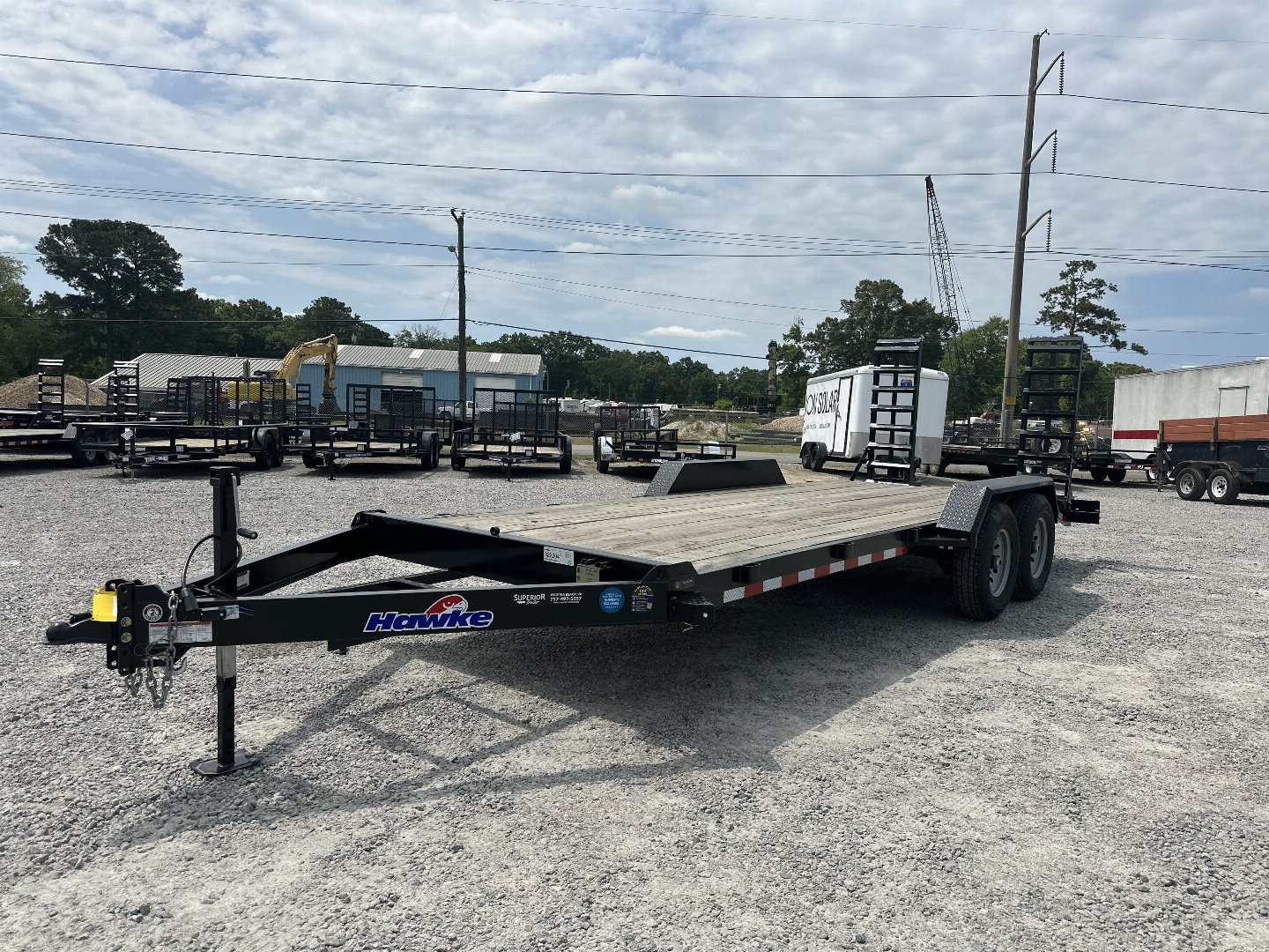 New 2024 HAWKE TRAILERS 20' 14k General Duty Equipment Trailer