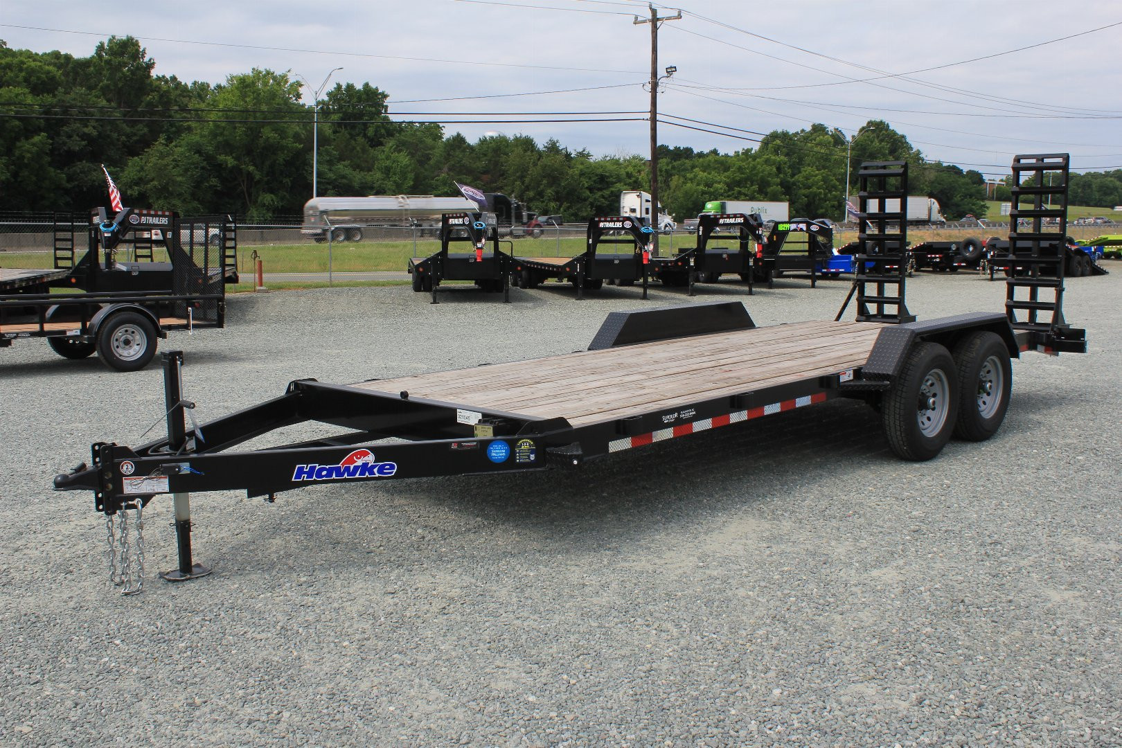 New 2024 HAWKE TRAILERS 20' 14K General Duty Equipment Trailer