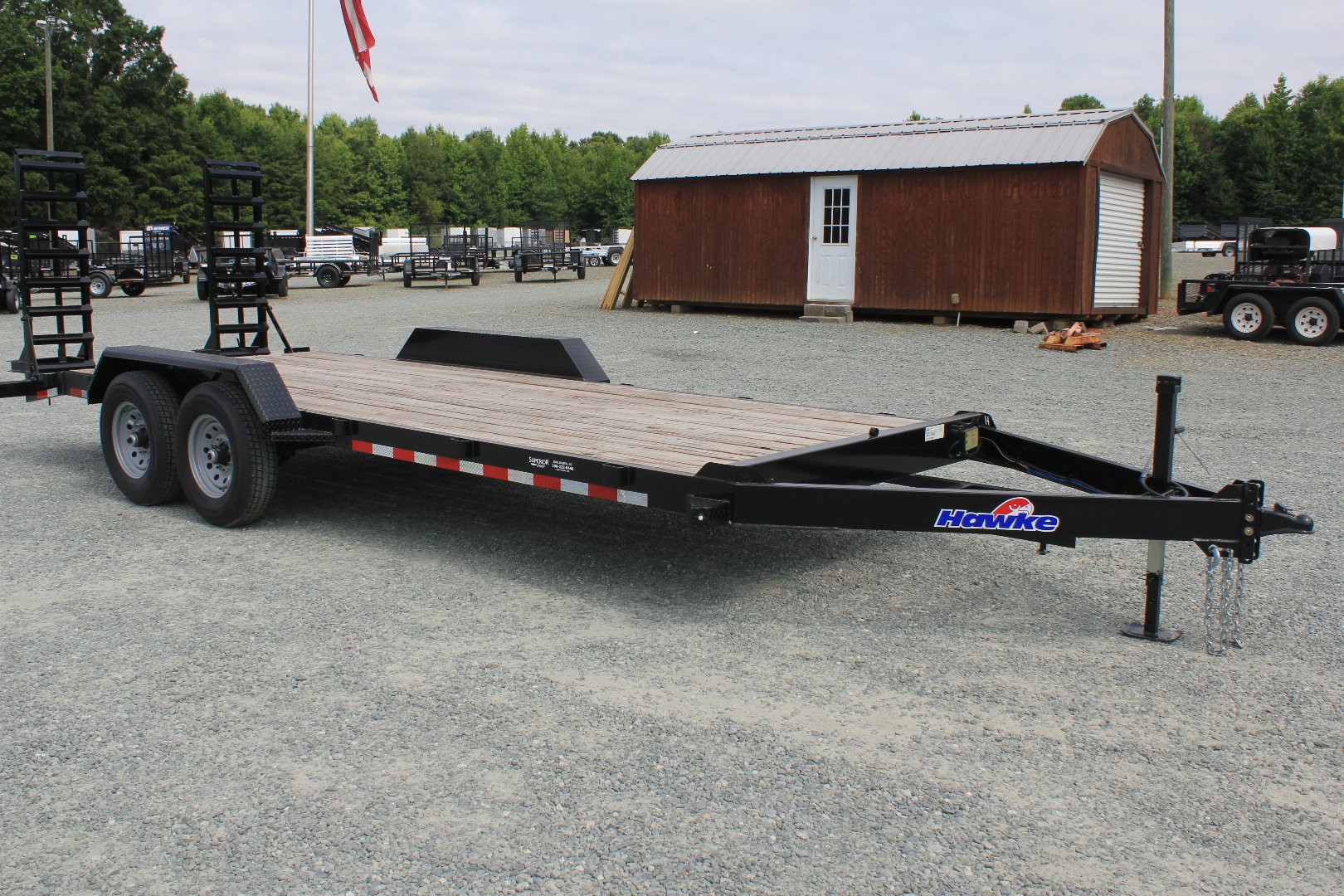 New 2024 HAWKE TRAILERS 20' 14K General Duty Equipment Trailer