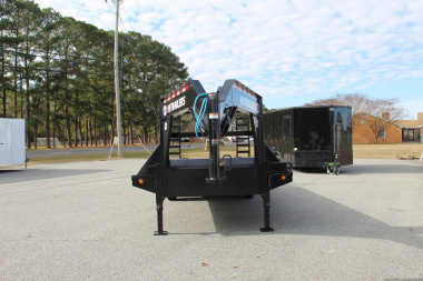 New 2024 PJ TRAILERS 24ft F8 GN w/ Fold Up Ramps